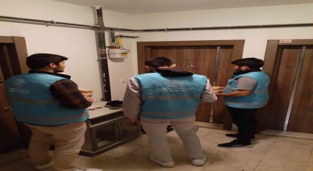Artan yemekler ihtiyaç sahiplerine ulaştırılıyor