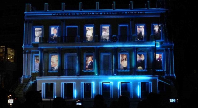 Atatürk 3D Mapping gösterisiyle anıldı