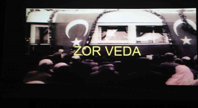 Atatürkün İzmitten son kez uğurlanışı belgesel gösterimiyle anıldı