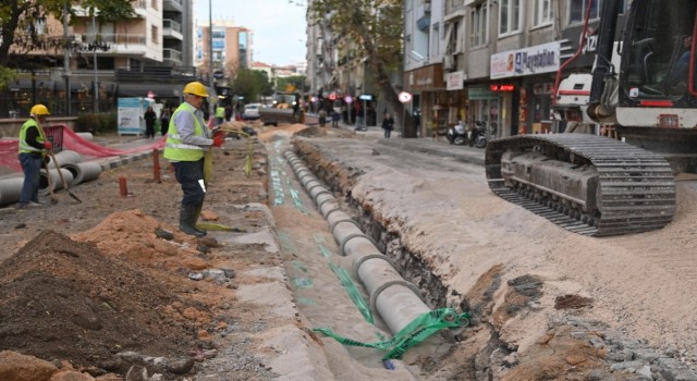 Avni Gemicioğlu Caddesinde altyapı çalışmaları