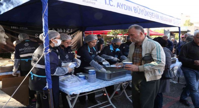 Aydın Büyükşehir Atatürk için hayır gerçekleştirdi
