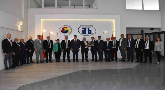 Aydın Ticaret Borsası, Aydın Sanayi Odasını ağırladı