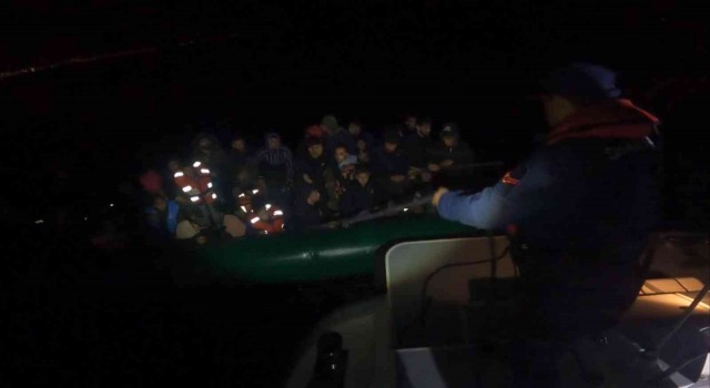 Aydında 74 düzensiz göçmen kurtarıldı