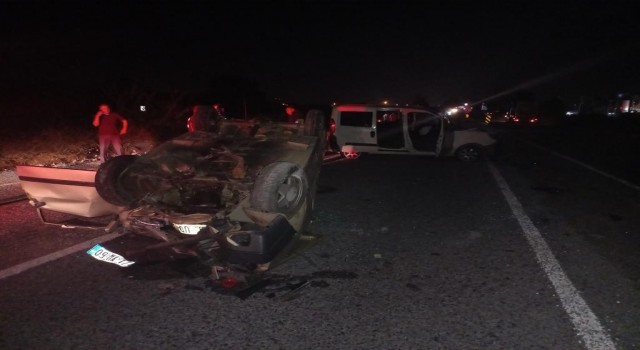 Aydında trafik kazası: 1i ağır 2 yaralı
