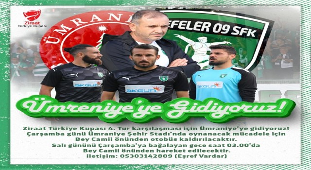 Aydınlı taraftarlar Efeler 09 SFKyı kupa maçında yalnız bırakmayacak