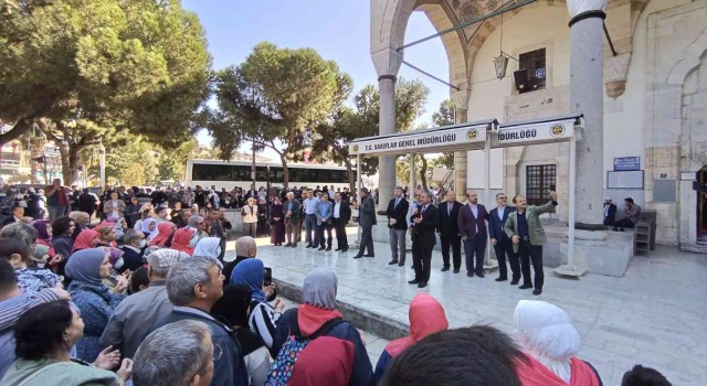 Aydınlı umreciler dualarla kutsal topraklara uğurlandı