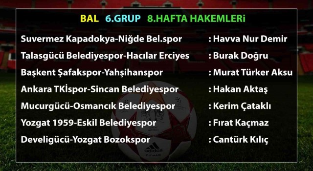 BALda Kayseri derbisinin hakemi belli oldu