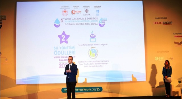 Balıkesir Büyükşehir Belediyesi BASKİ Genel Müdürlüğüne plaket