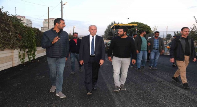 Başkan Akman: “Hedeflediğimiz yolları tek tek asfaltlıyoruz”