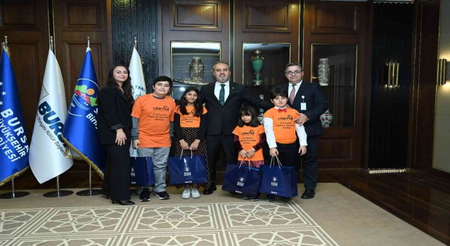 Başkan Aktaşın özel konukları
