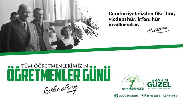 Başkan Güzel’in 24 Kasım Öğretmenler Günü Mesajı