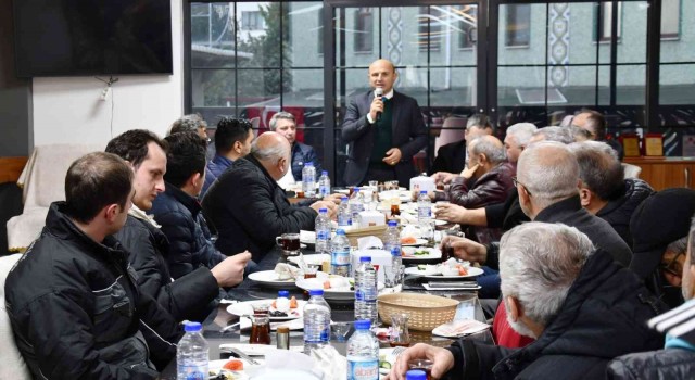 Başkan Oral, şoför esnafıyla bir araya geldi