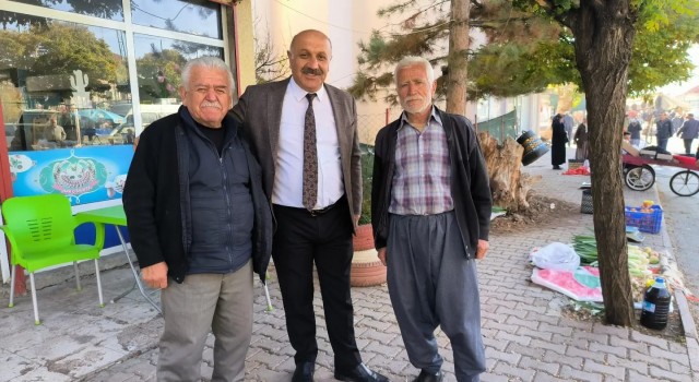 Doğanşehir Belediye Başkanı Durali Zelyurt esnaf gezilerini sürdürüyor