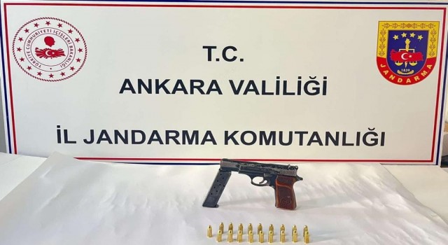 Başkentte silah ve fişekler ele geçirildi