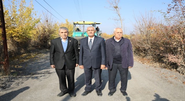 Battalgazide Dere sokağı sıcak asfalta kavuştu