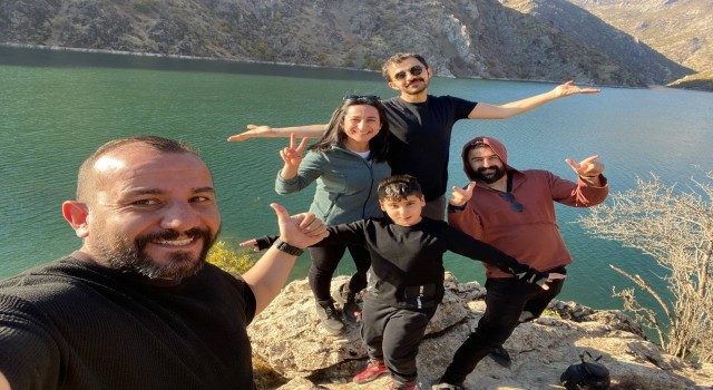 Beyyurdu Barajı kenarında doğa yürüyüşü