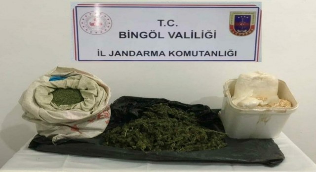 Bingölde 9 kilo esrar ele geçirildi