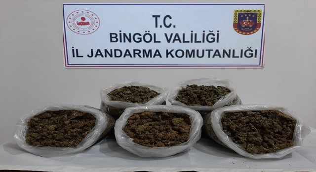 Bingölde uyuşturucu operasyonu