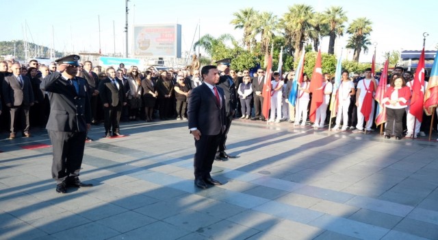 Bodrumda Atatürk düzenlenen törenle anıldı