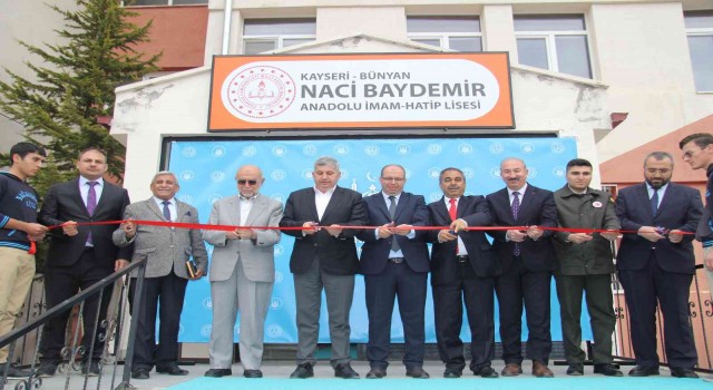 Bünyan Naci Baydemir A.İ.H.Lde toplu açılış töreni gerçekleştirildi