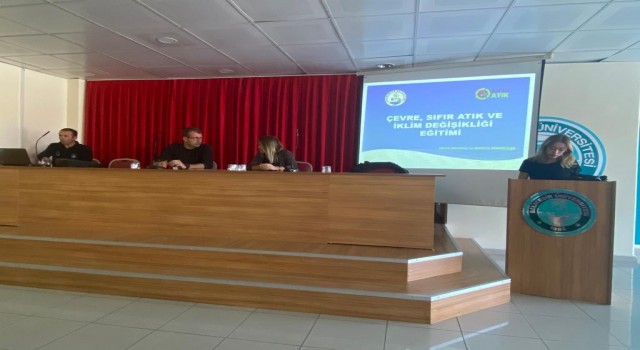Burhaniye Belediyesinden üniversitelilere çevre eğitimi