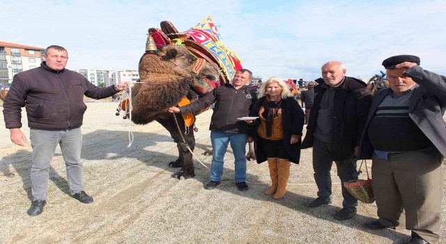 Burhaniyede kadın güreş sever