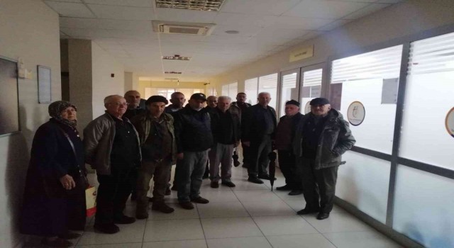 Burhaniyede köylüler hatalı ölçüme tepki gösterdi