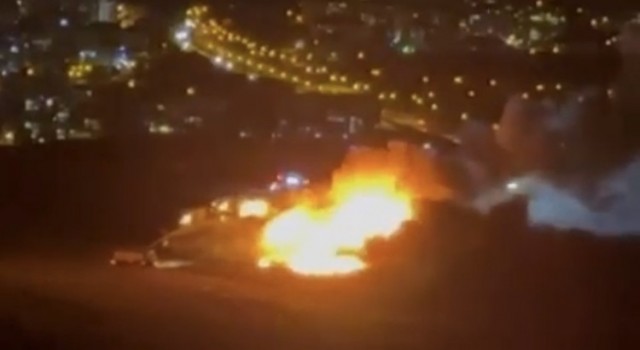 Bursada çöplük alanda çıkan yangın korkuttu