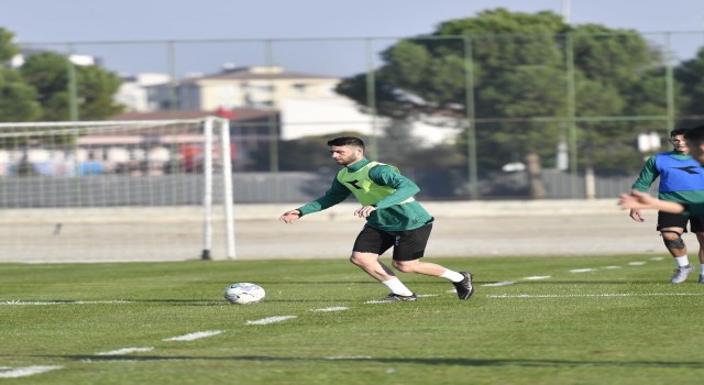 Bursasporda Menemen FK maçının taktik idmanı yapıldı