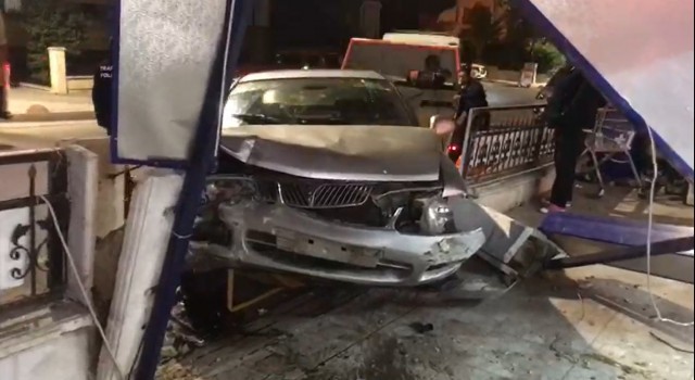 Büyükçekmecede alkollü sürücü dehşeti kamerada