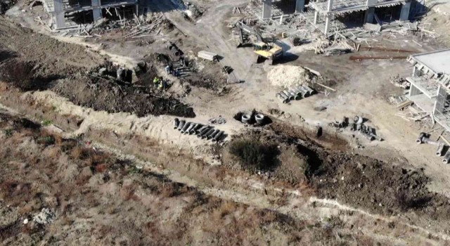 Büyükçekmecede inşaat kazısı sırasında insan kemikleri bulundu