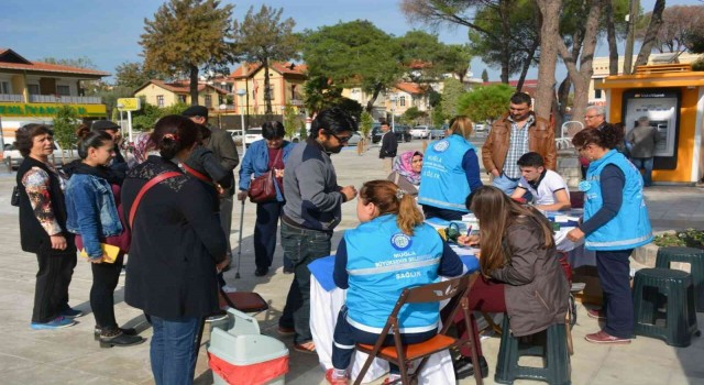Büyükşehirden 13 ilçede şeker ölçümü
