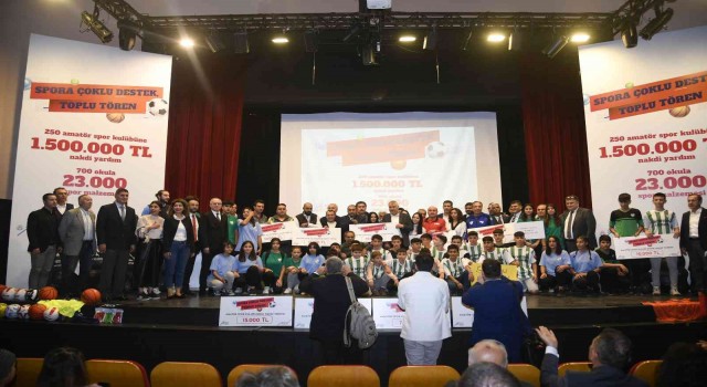 Büyükşehirden amatör spora destek