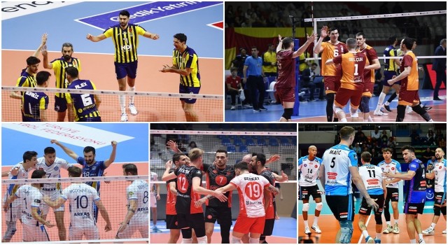 CEV Şampiyonlar Ligi ve CEV Kupasında heyecan devem ediyor