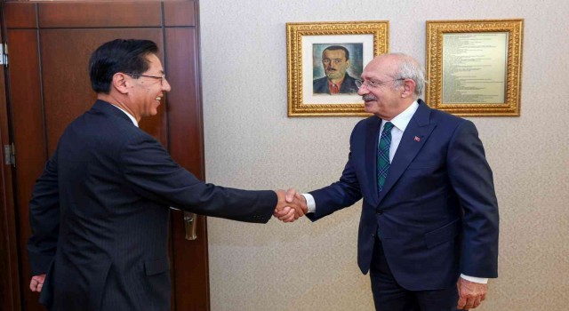 CHP lideri Kılıçdaroğlu, Çinin Ankara Büyükelçisi Shaobin ile görüştü