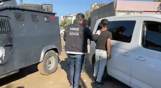 Conolara gündüz vakti uyuşturucu baskını