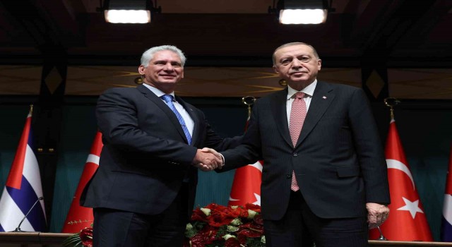 Cumhurbaşkanı Erdoğan: Küba ile ticaret hacmimizi 200 milyon dolara çıkarma kararlılığımızı teyit ettik