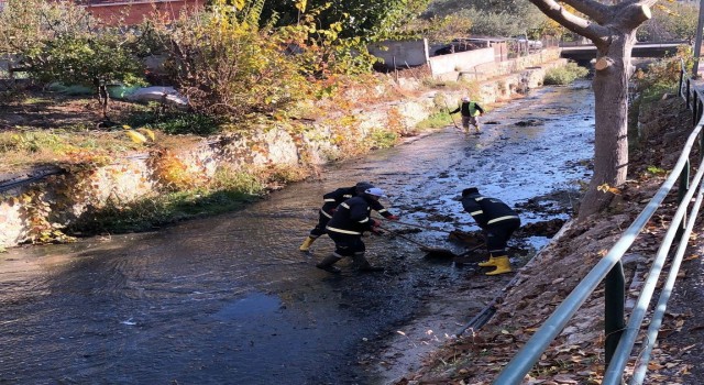 Dalakderede temizlik çalışması yapıldı