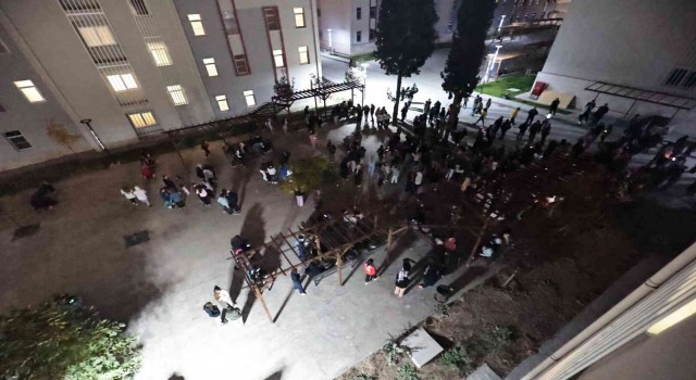 Denizlideki yurtlarda deprem tatbikatı gerçekleştirildi