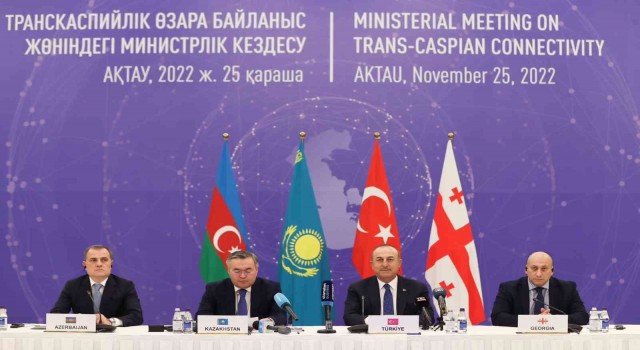 Dışişleri Bakanı Çavuşoğlu: “Orta Koridorda 2022de taşınan kargo hacminin 2021in 6 katı olması bekleniyor”