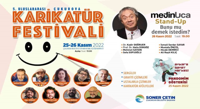 Dünyanın karikatürü Çukurovada