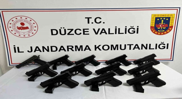 Düzcede silah kaçakçılığı operasyonu: 1 gözaltı