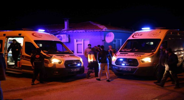 Edirnedeki ev yangınında 1 kişi yaralandı