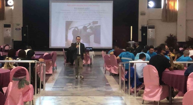 Efeler Belediyesi personeline iş sağlığı ve güvenliği eğitimi verildi