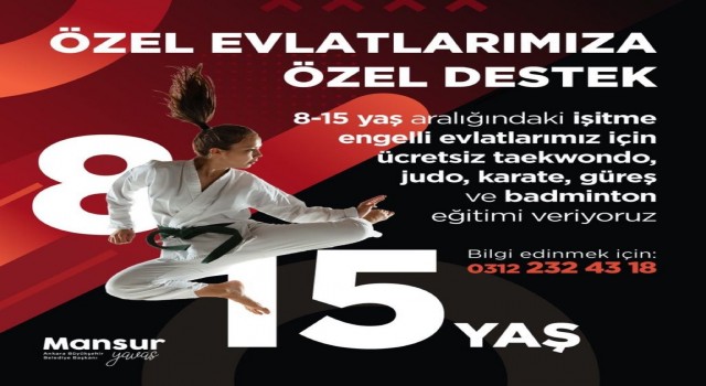 EGO Spordan Özel Çocuklara Özel Destek