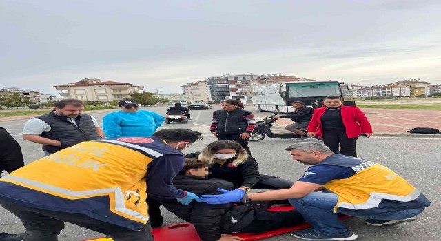 Ehliyetsiz ve kasksız motosiklet sürücüsü kazasında ceza yağdı