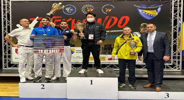 Emircan Turan, Bosnada tekvandoda altın madalya kazandı
