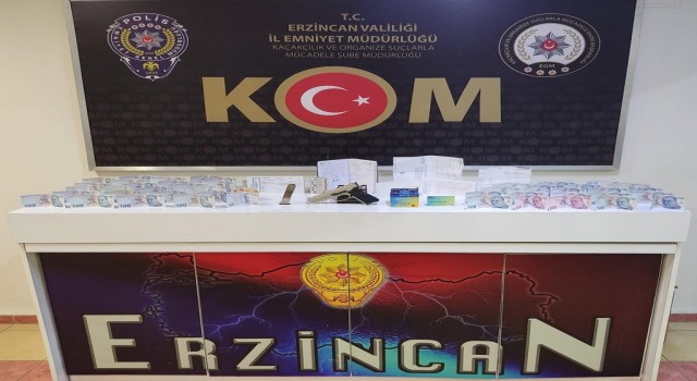 Erzincanda GİRDAP operasyonunda 5 şüpheli yakalandı