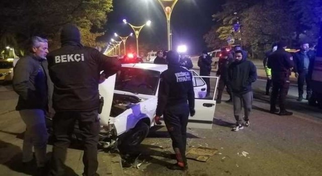 Erzincanda trafik kazası: 1 yaralı