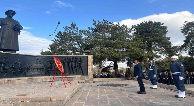 Erzurumda 10 Kasım Atatürkü Anma töreni